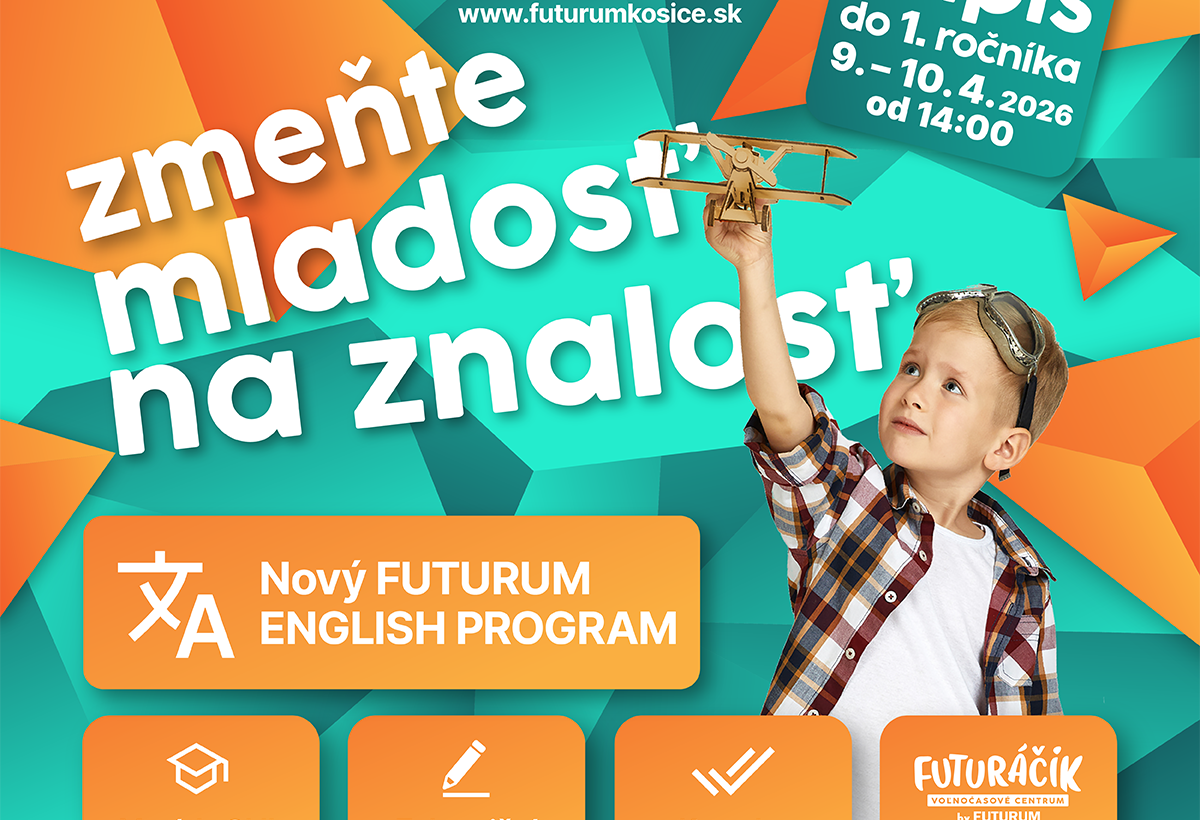 Zápis do 1. ročníka základná škola – Meníme mladosť na znalosť